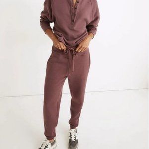 Madewell Plus Size Purple Betterterry Pockets Joggers Sweatpants Pants 3X